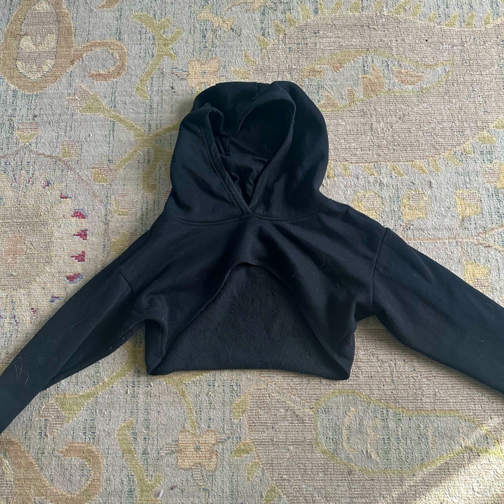 Sommer Ray cut out sweatshirt